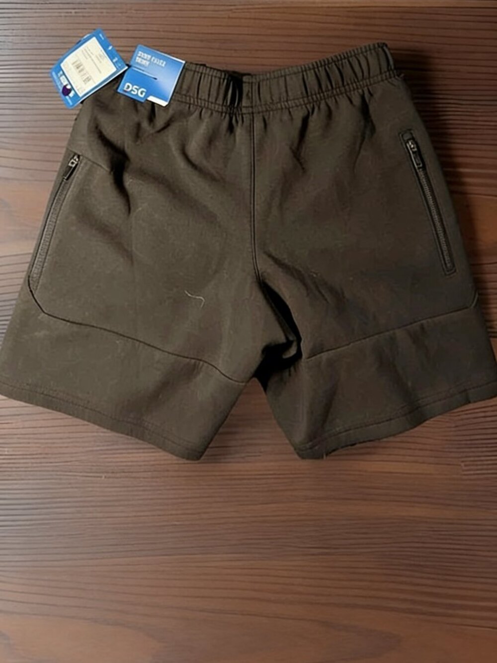 New-DSG Sport Fleece Shorts-Boys Size S-Pure Black